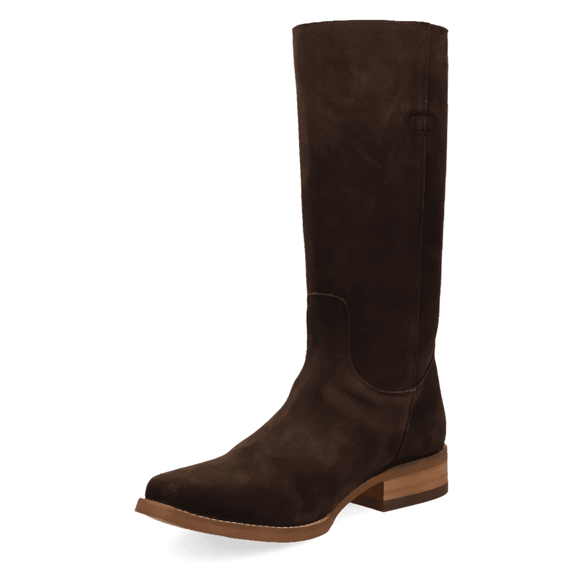 PRODUCT SHOT BOONE LEATHER BOOT AT 225 DEGREE ANGLE