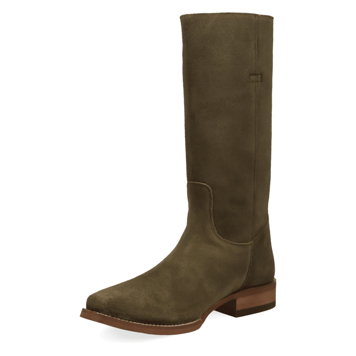 PRODUCT SHOT BOONE LEATHER BOOT AT 225 DEGREE ANGLE