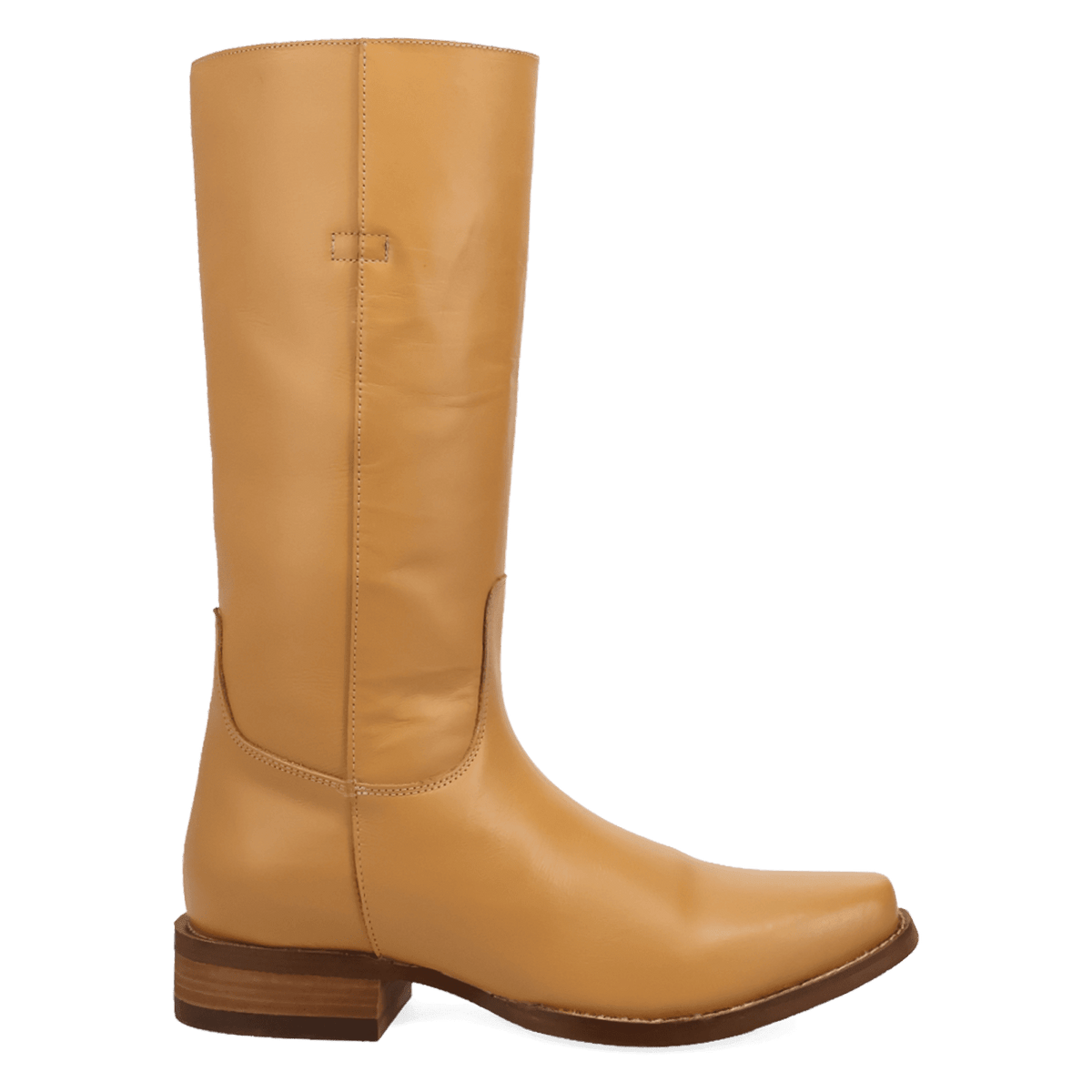 PRODUCT SHOT BOONE LEATHER BOOT AT 90 DEGREE INSIDE ANGLE