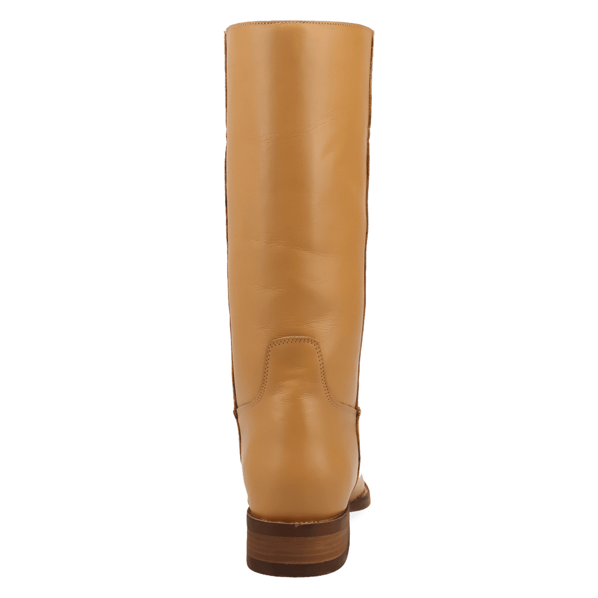 PRODUCT SHOT BOONE LEATHER BOOT AT 180 DEGREE BACK ANGLE