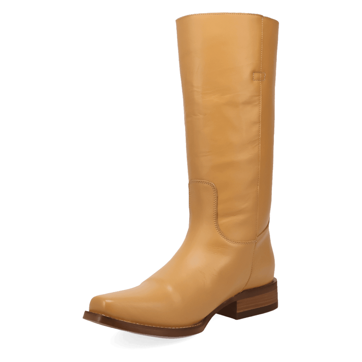 PRODUCT SHOT BOONE LEATHER BOOT AT 225 DEGREE ANGLE