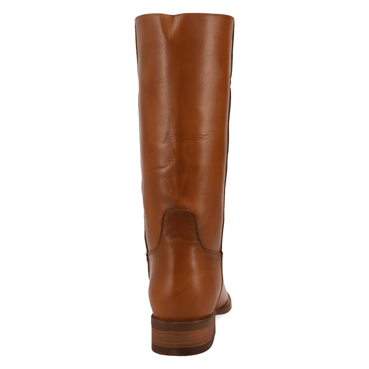 PRODUCT SHOT BOONE LEATHER BOOT AT 180 DEGREE BACK ANGLE