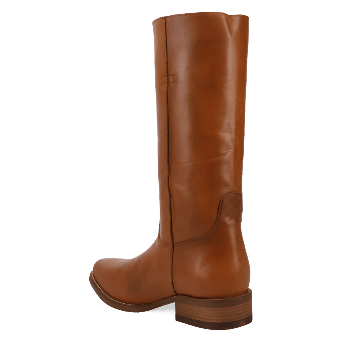 PRODUCT SHOT BOONE LEATHER BOOT AT 270 DEGREE ANGLE