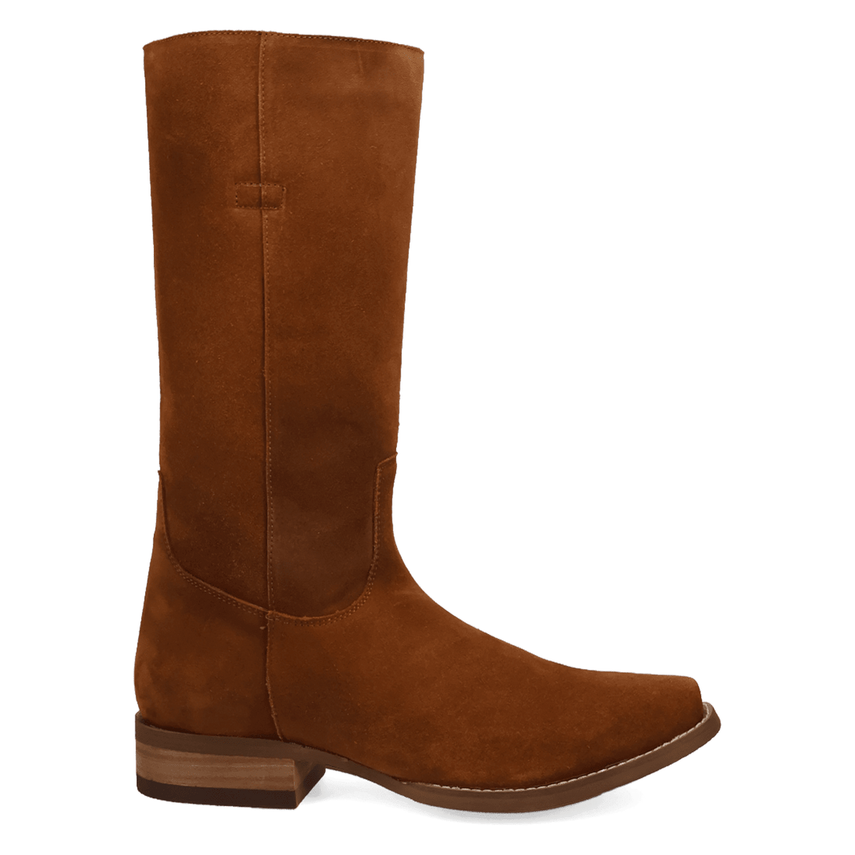 PRODUCT SHOT BOONE LEATHER BOOT AT 90 DEGREE INSIDE ANGLE