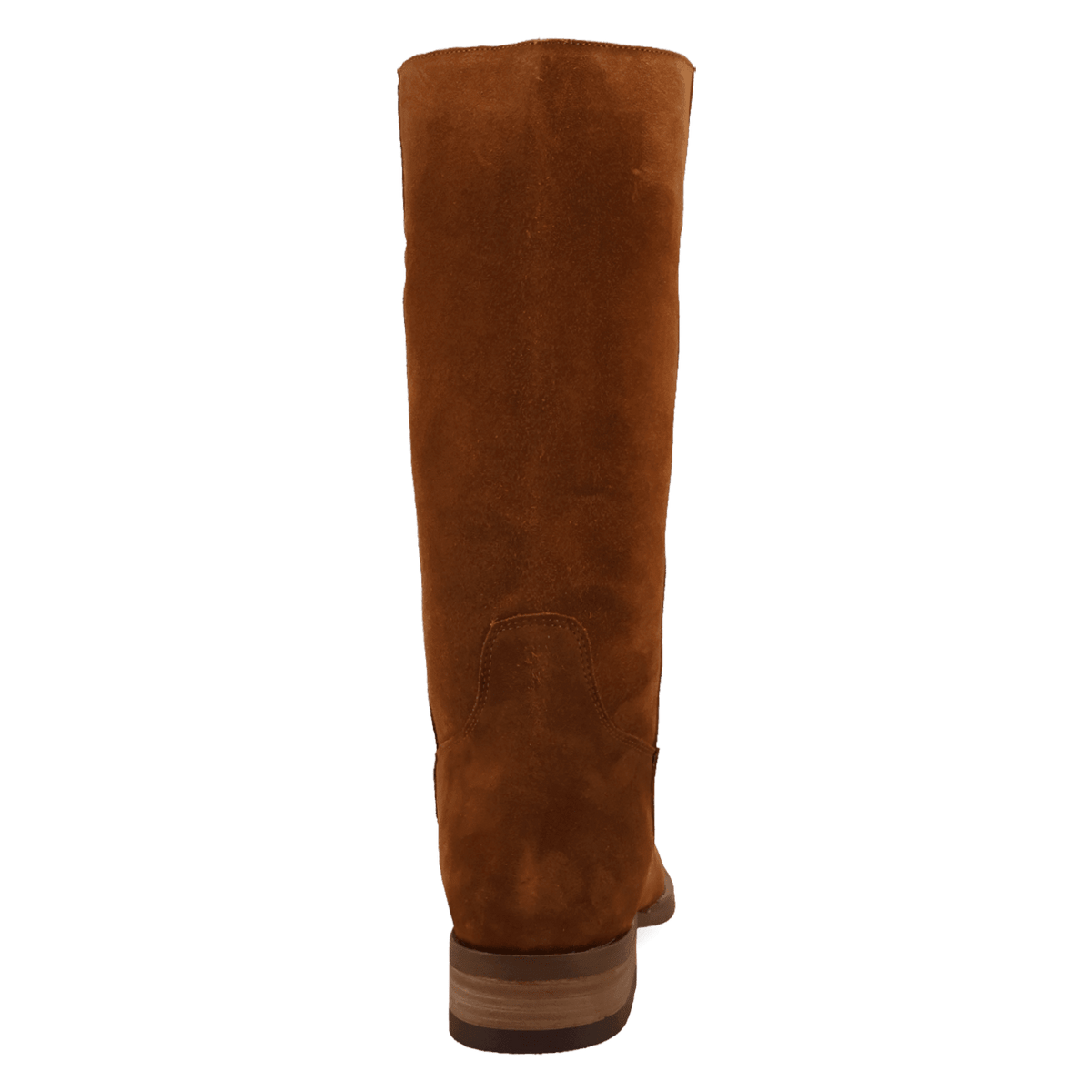 PRODUCT SHOT BOONE LEATHER BOOT AT 180 DEGREE BACK ANGLE