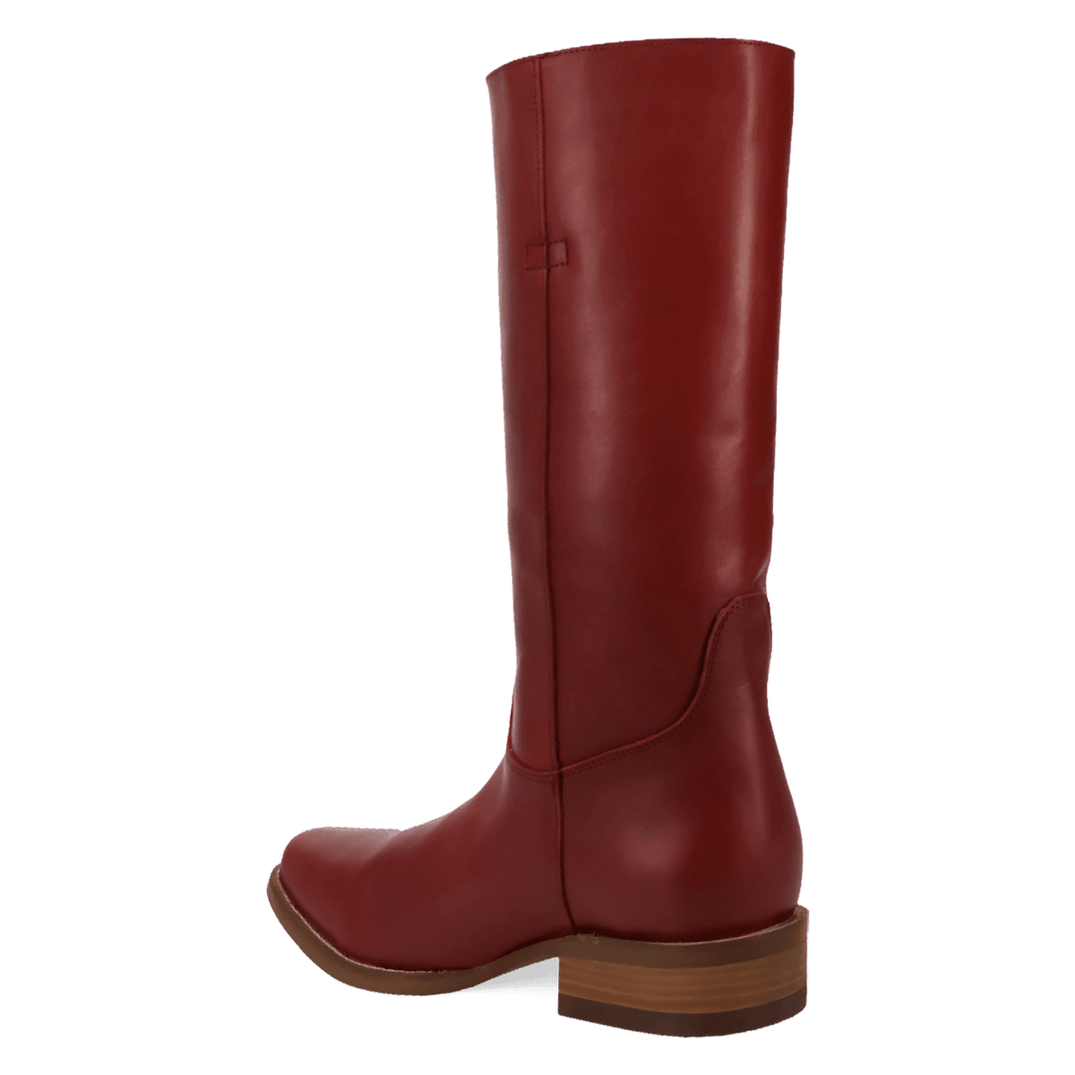 PRODUCT SHOT BOONE LEATHER BOOT AT 270 DEGREE ANGLE