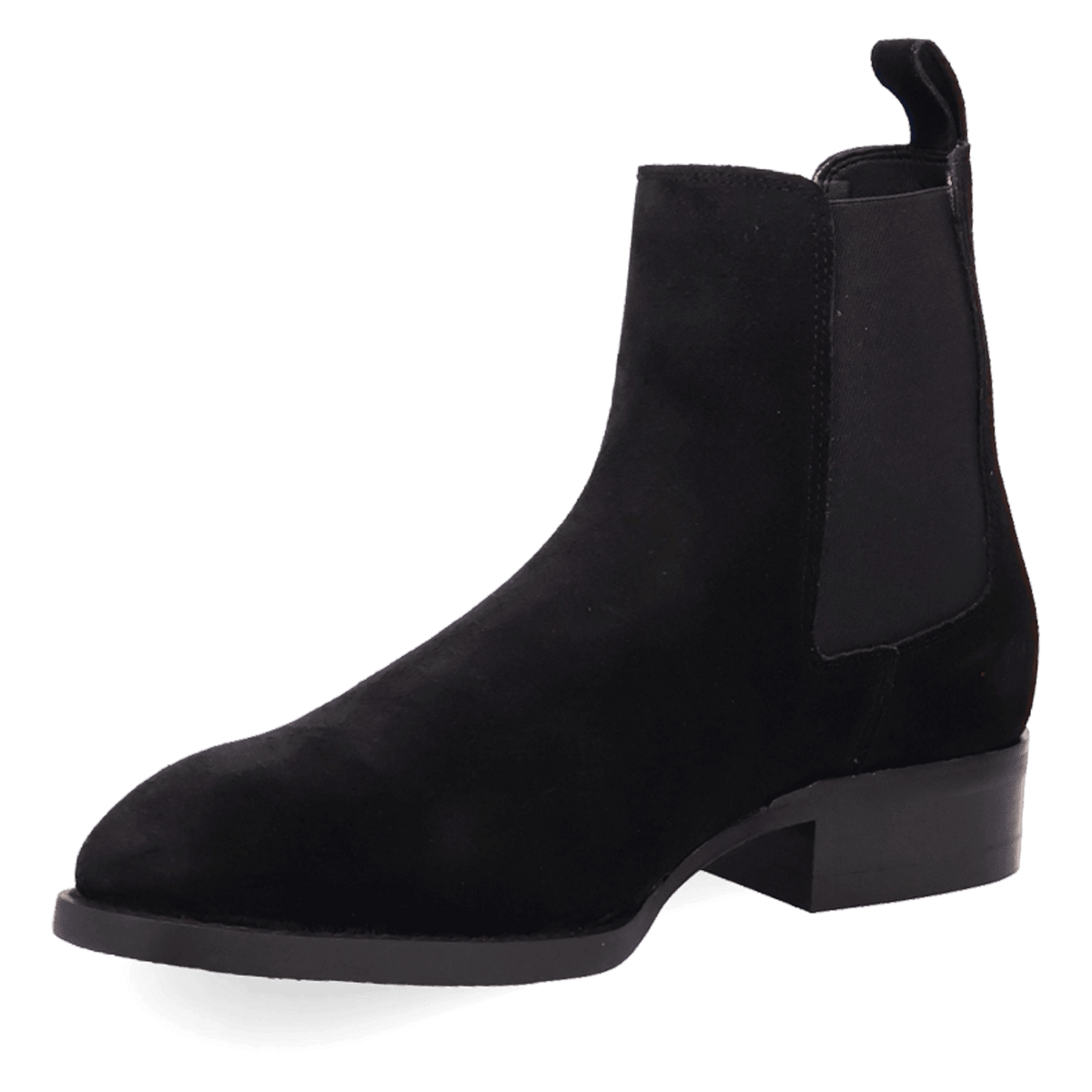 PRODUCT SHOT GENTRY LEATHER BOOTIE AT 225 DEGREE ANGLE