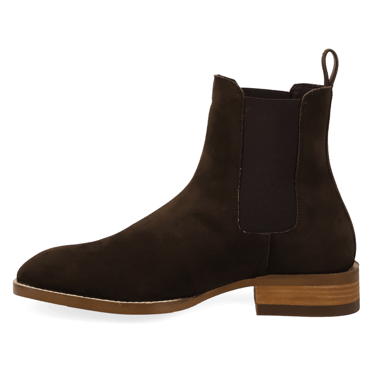 PRODUCT SHOT GENTRY LEATHER BOOTIE AT 135 DEGREE OUTSIDE ANGLE