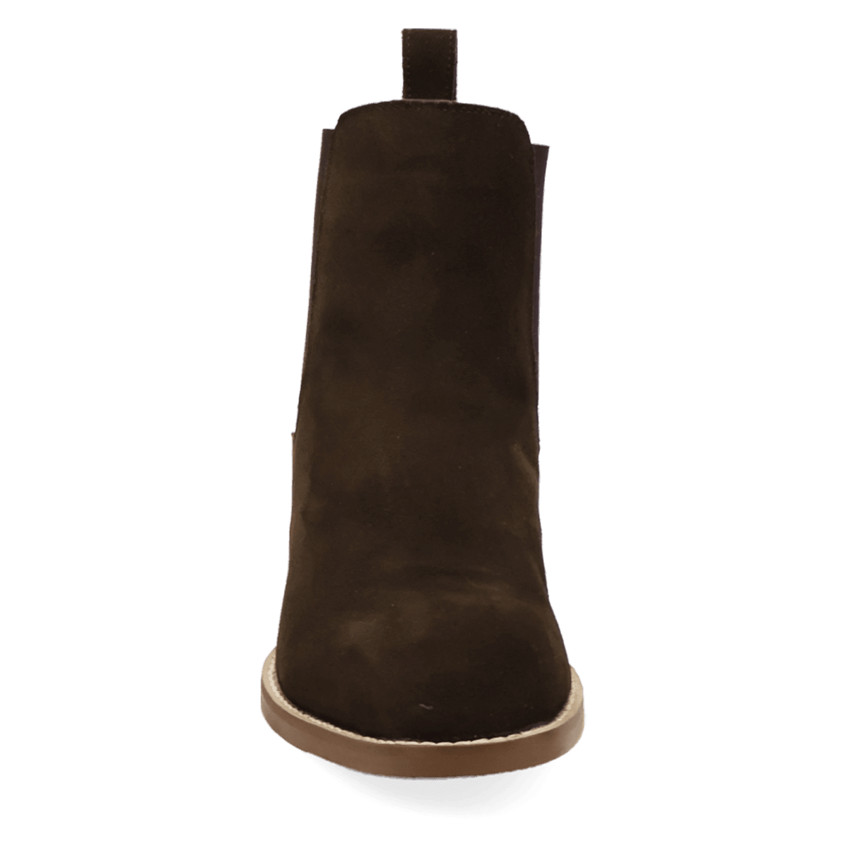 PRODUCT SHOT GENTRY LEATHER BOOTIE AT FRONT ANGLE