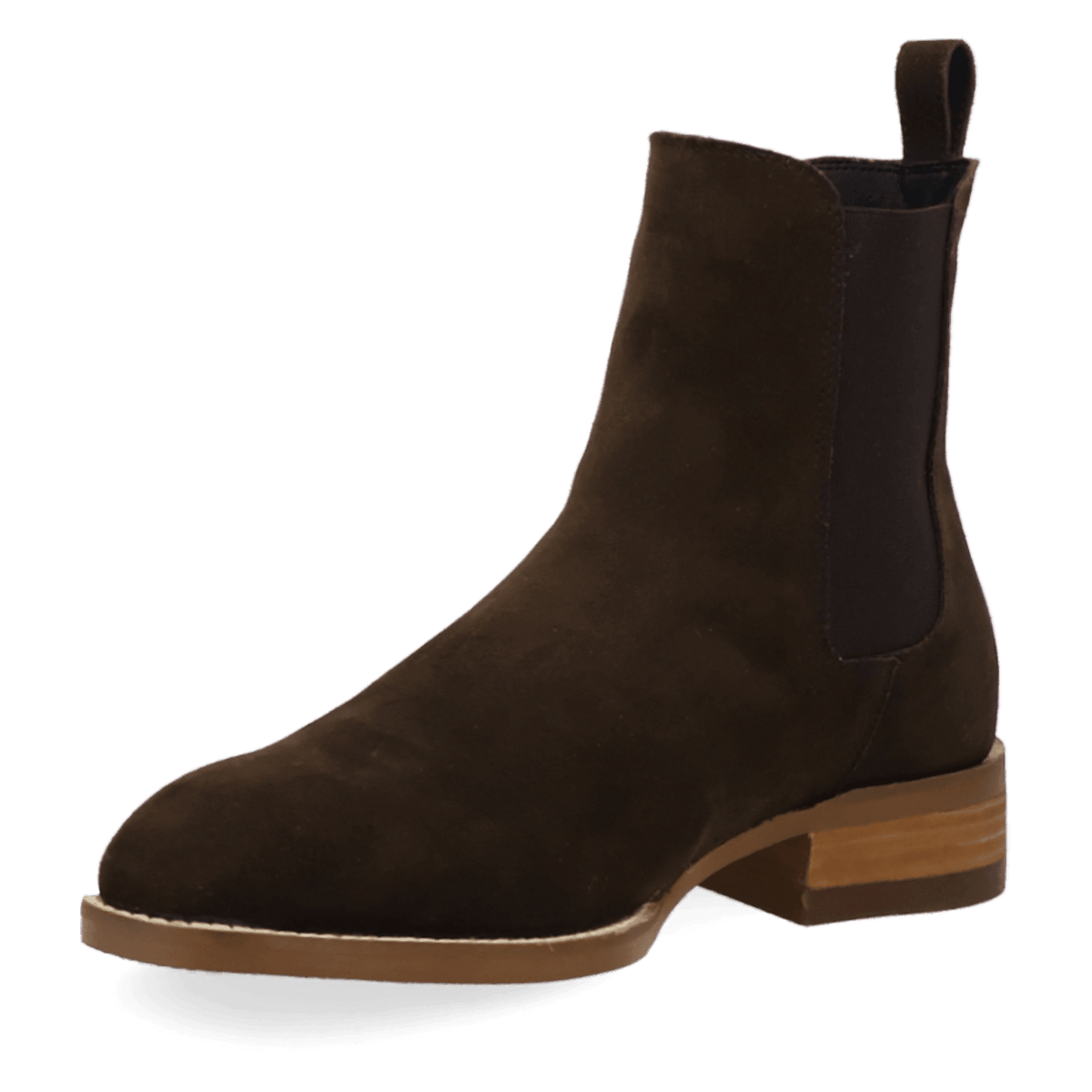 PRODUCT SHOT GENTRY LEATHER BOOTIE AT 225 DEGREE ANGLE