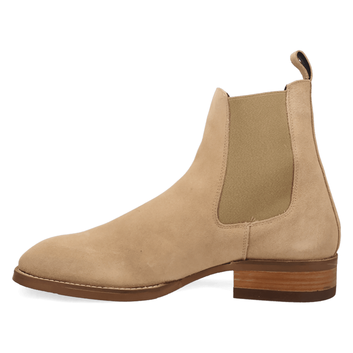 PRODUCT SHOT GENTRY LEATHER BOOTIE AT 135 DEGREE OUTSIDE ANGLE