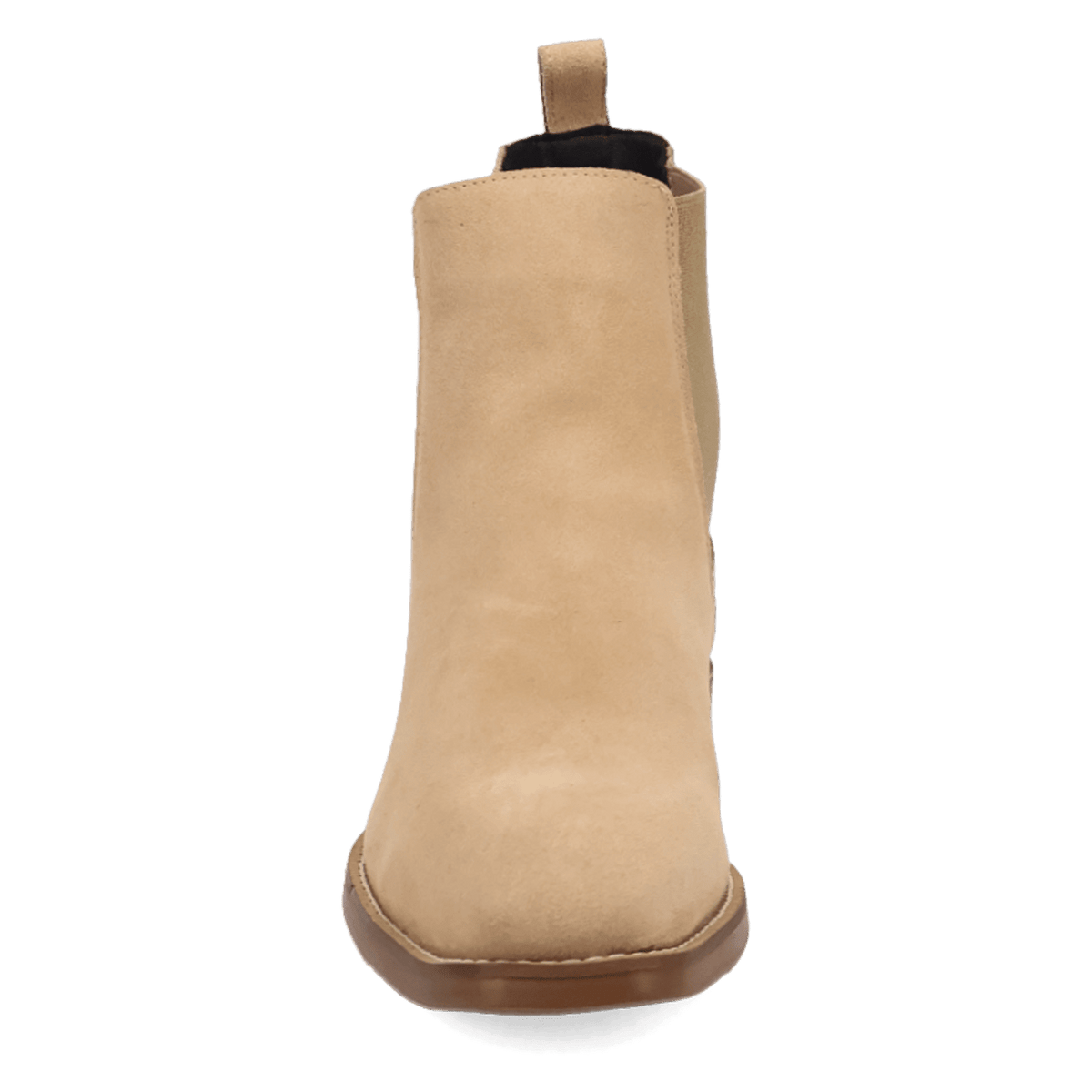 PRODUCT SHOT GENTRY LEATHER BOOTIE AT FRONT ANGLE
