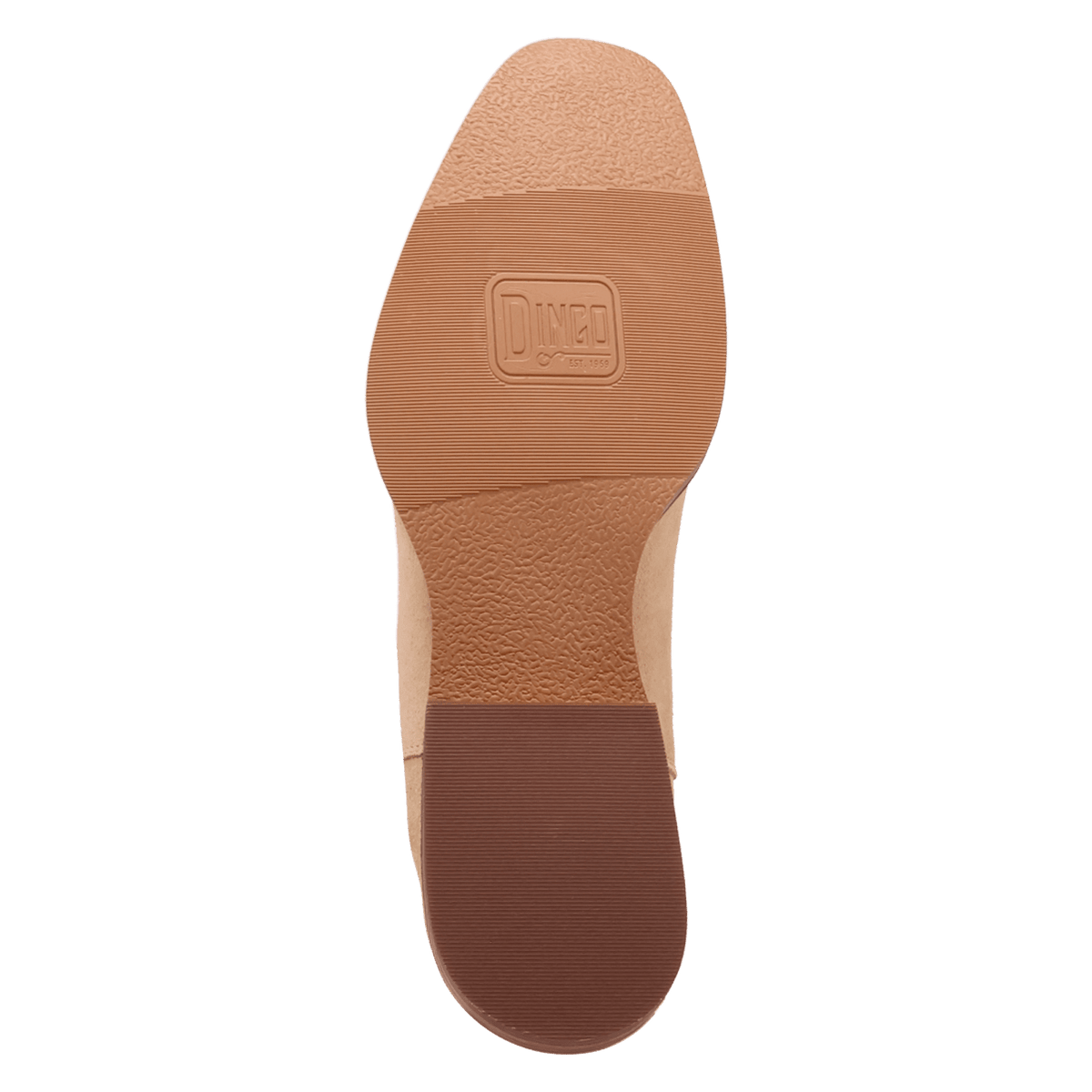 PRODUCT SHOT GENTRY LEATHER BOOTIE AT OUTSOLE ANGLE
