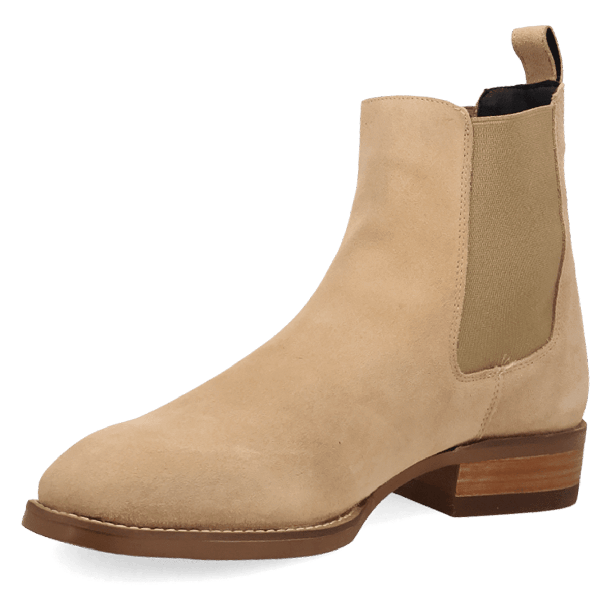 PRODUCT SHOT GENTRY LEATHER BOOTIE AT 225 DEGREE ANGLE