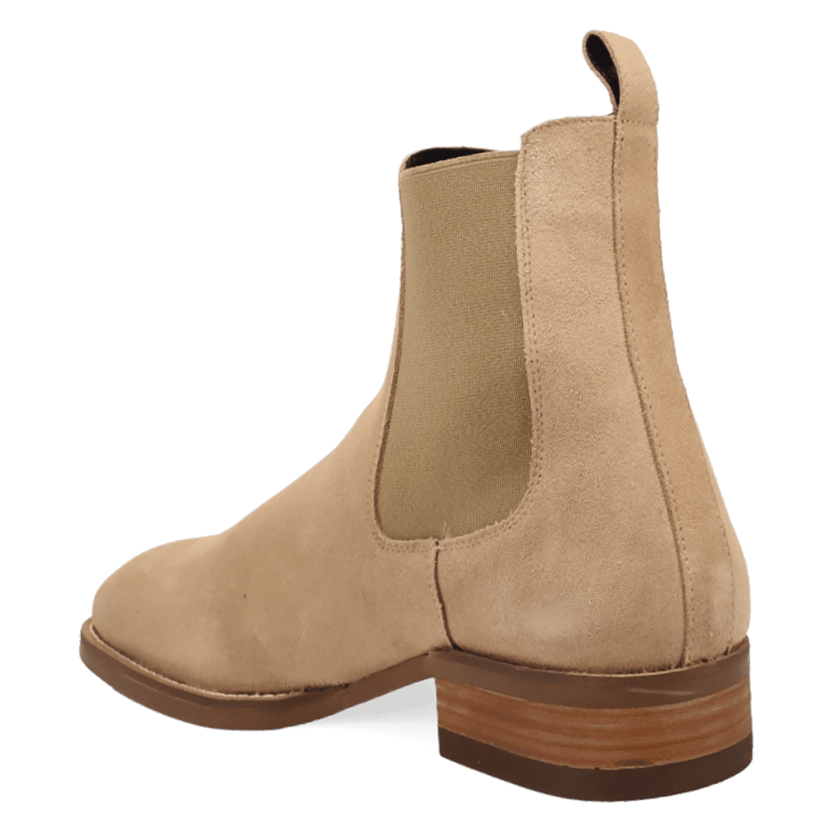 PRODUCT SHOT GENTRY LEATHER BOOTIE AT 270 DEGREE ANGLE