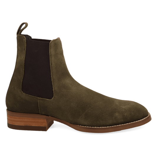 PRODUCT SHOT GENTRY LEATHER BOOTIE AT 90 DEGREE INSIDE ANGLE