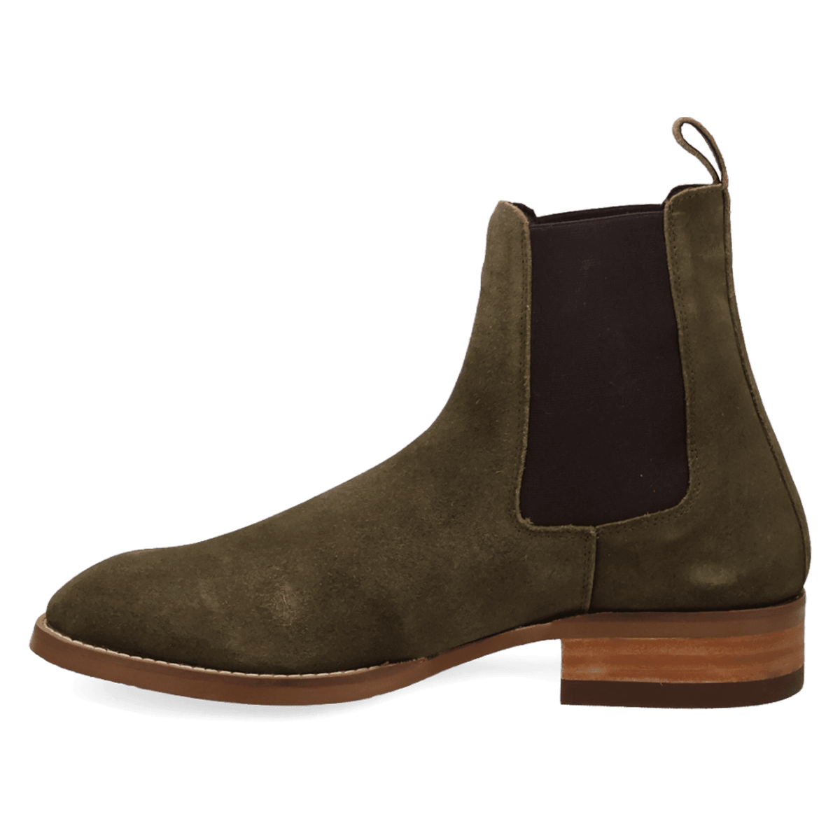 PRODUCT SHOT GENTRY LEATHER BOOTIE AT 135 DEGREE OUTSIDE ANGLE