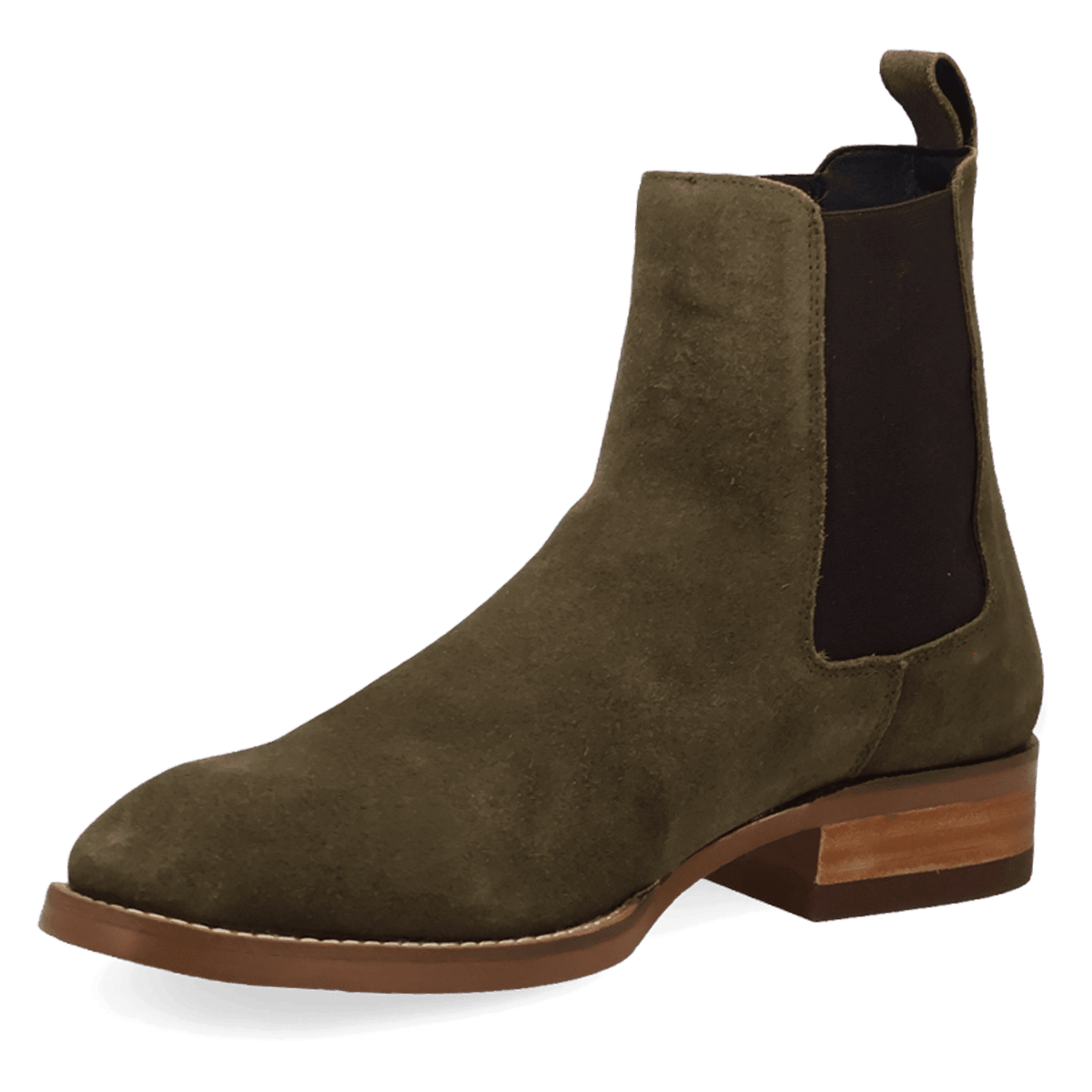 PRODUCT SHOT GENTRY LEATHER BOOTIE AT 225 DEGREE ANGLE