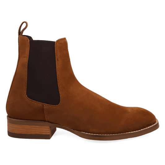 PRODUCT SHOT GENTRY LEATHER BOOTIE AT 90 DEGREE INSIDE ANGLE