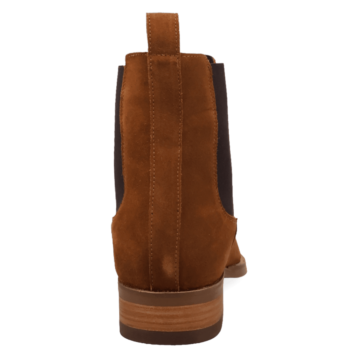 PRODUCT SHOT GENTRY LEATHER BOOTIE AT 180 DEGREE BACK ANGLE
