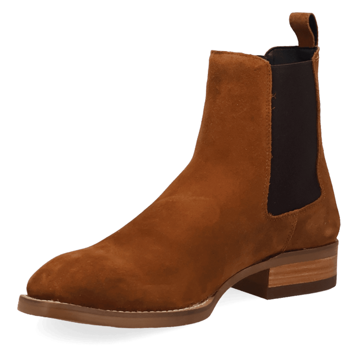 PRODUCT SHOT GENTRY LEATHER BOOTIE AT 225 DEGREE ANGLE