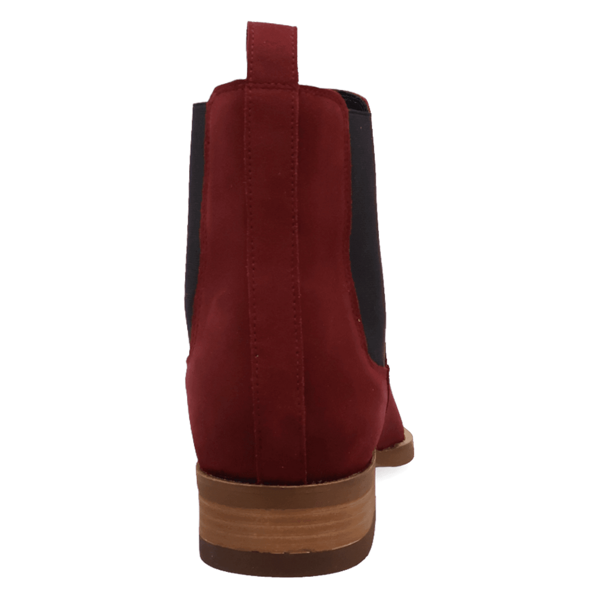 PRODUCT SHOT GENTRY LEATHER BOOTIE AT 180 DEGREE BACK ANGLE