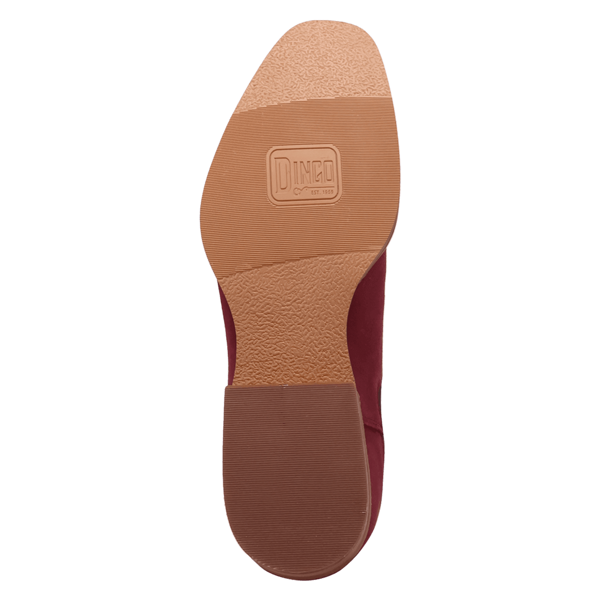 PRODUCT SHOT GENTRY LEATHER BOOTIE AT OUTSOLE ANGLE