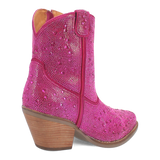 Angle 10, RHINESTONE COWGIRL LEATHER BOOTIE