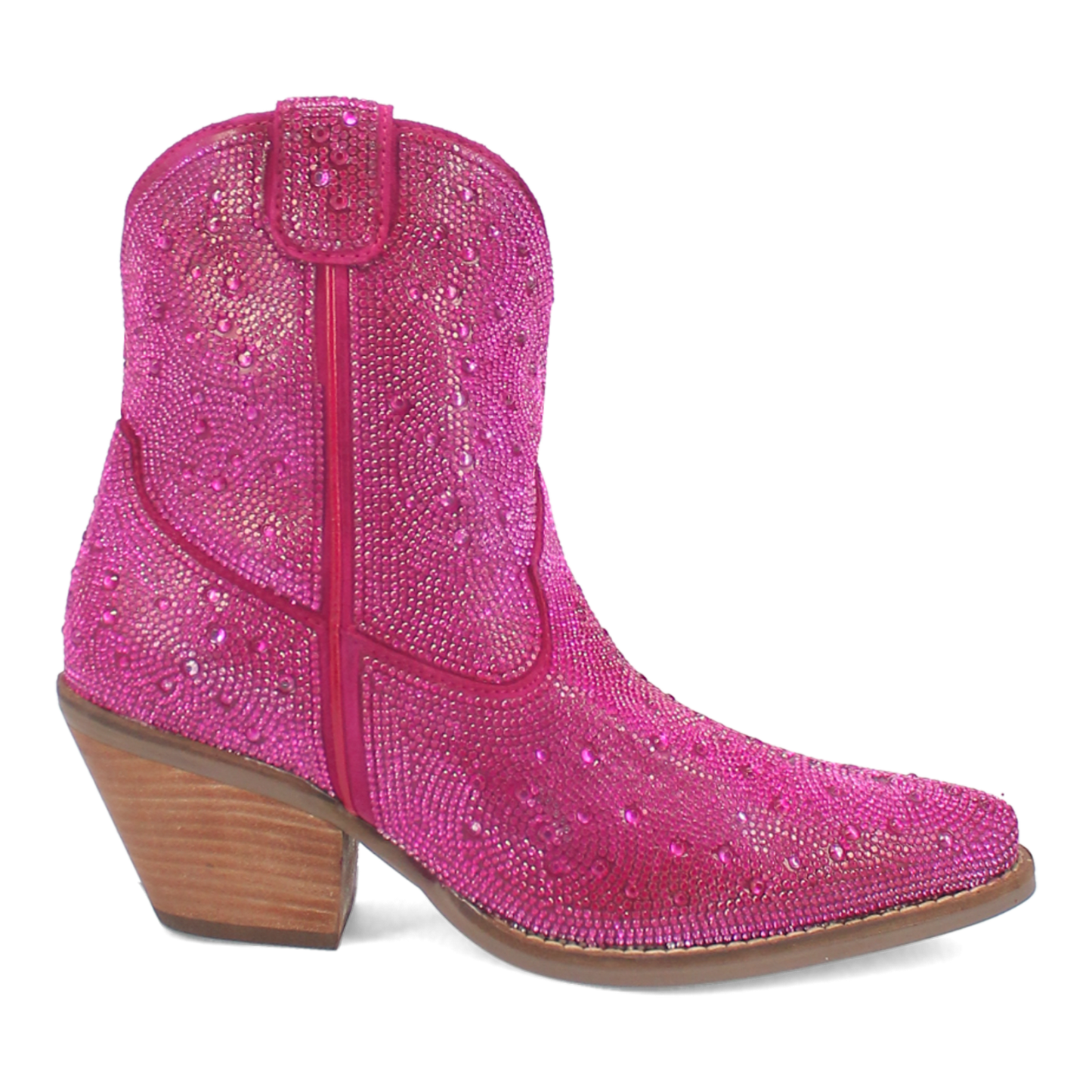 Angle 2, RHINESTONE COWGIRL LEATHER BOOTIE