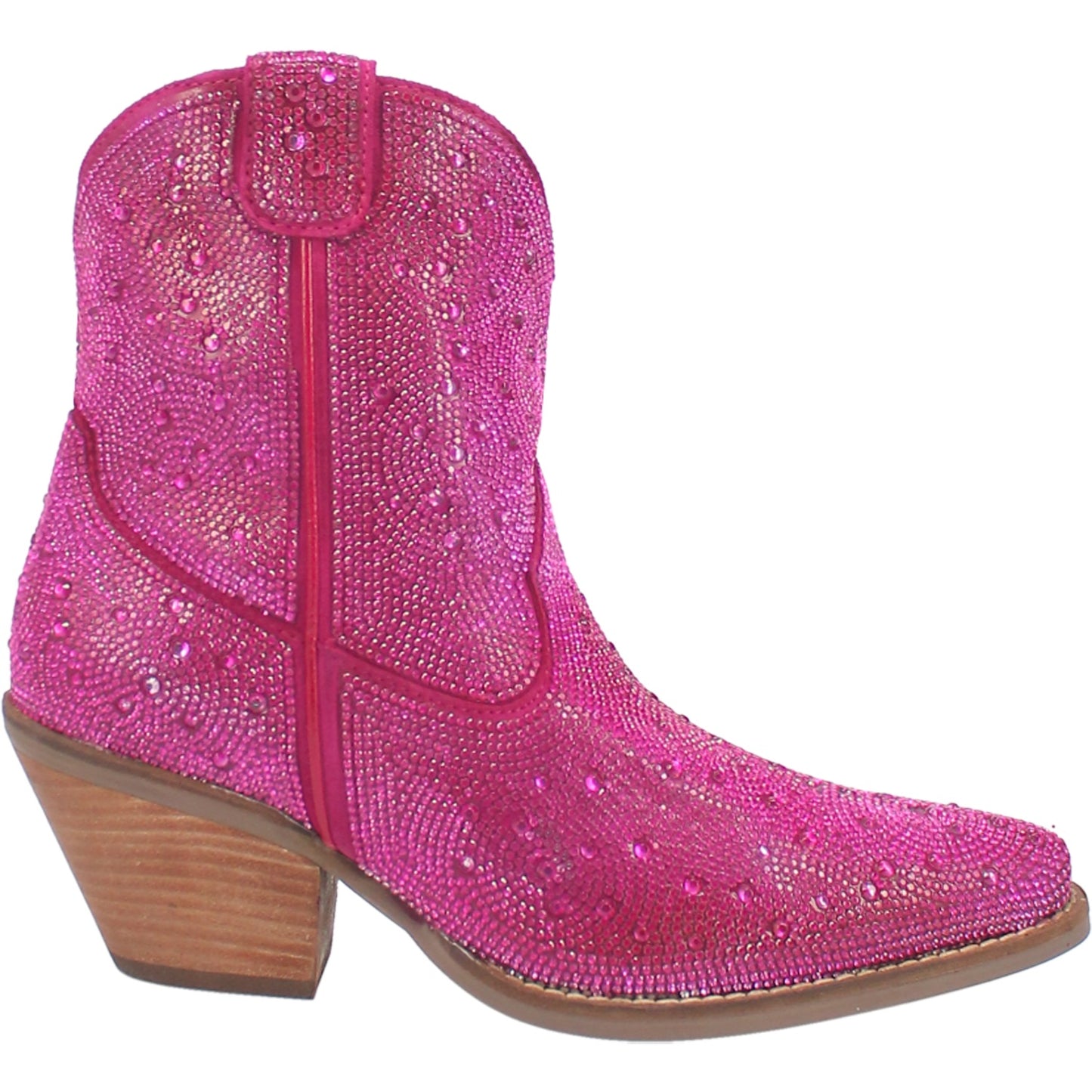 Angle 2, RHINESTONE COWGIRL LEATHER BOOTIE