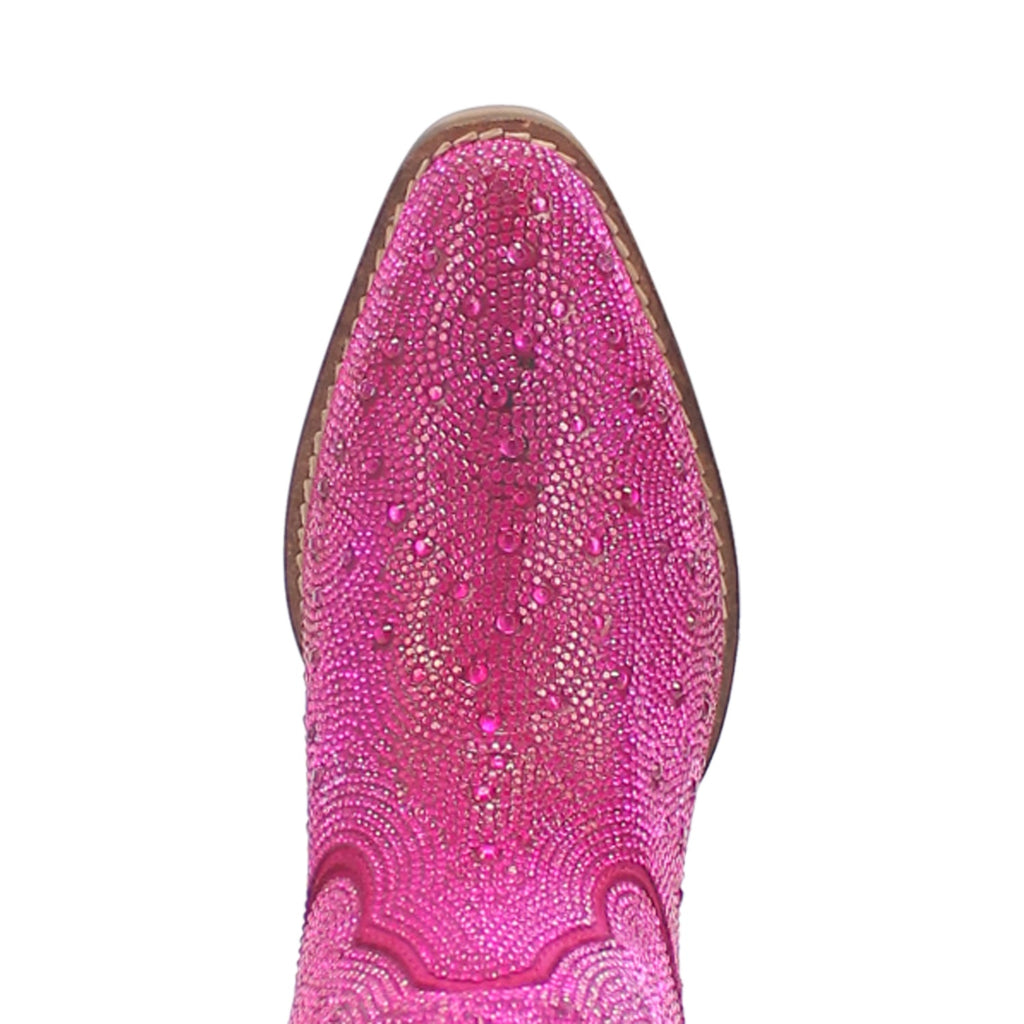 Angle 6, RHINESTONE COWGIRL LEATHER BOOTIE