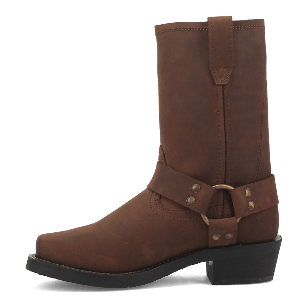 Bottes Moto Femme Dingo Molly DI7374 - Cuir, Gaucho Nutty Mule, Taille US 9.5