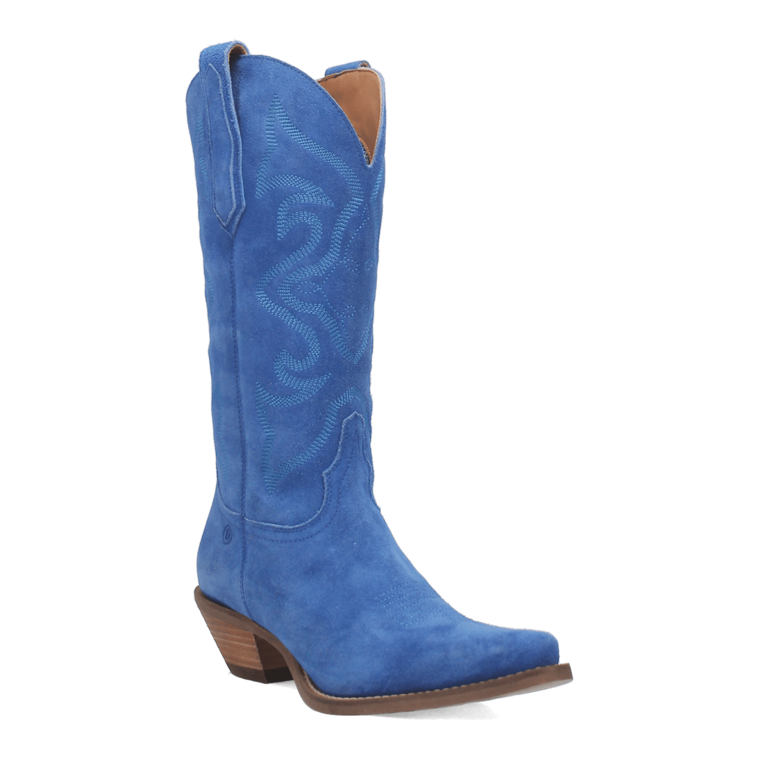 blue dress boots for women Women's Custom Made Blue Leather Cowboy Boots Tooled Wingtip by Black Jack Boots 8.5