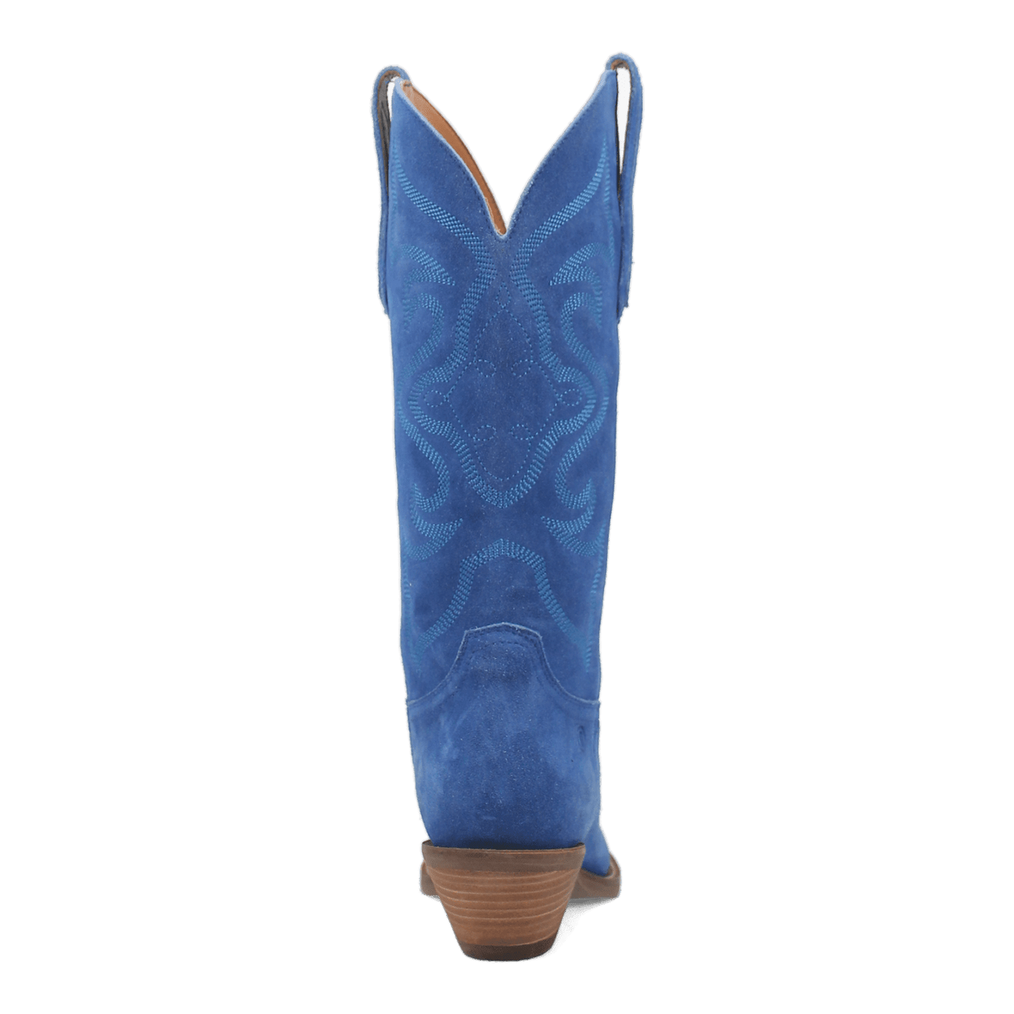 PRODUCT SHOT #OUT WEST LEATHER BOOT AT 180 DEGREE BACK ANGLE
