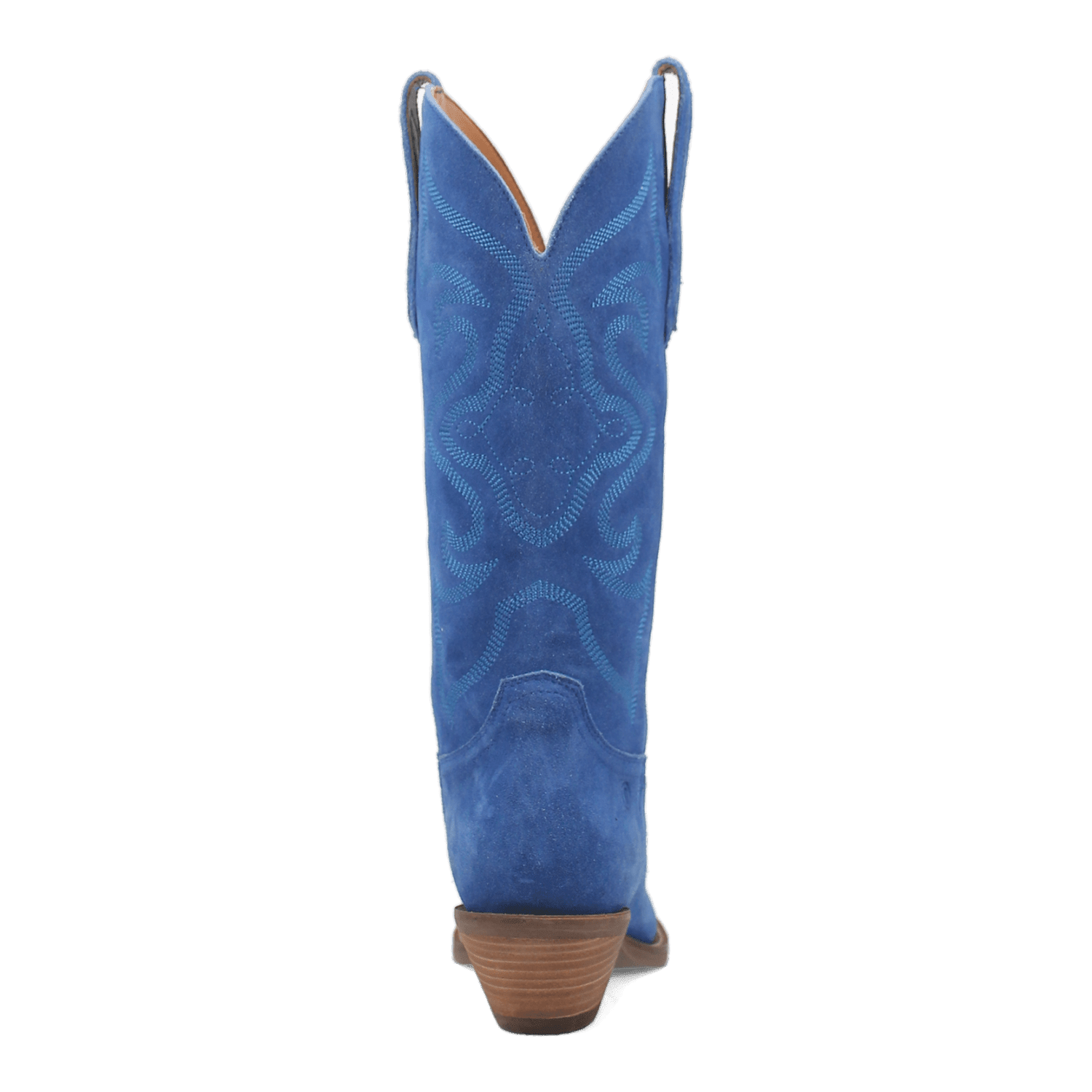 PRODUCT SHOT #OUT WEST LEATHER BOOT AT 180 DEGREE BACK ANGLE