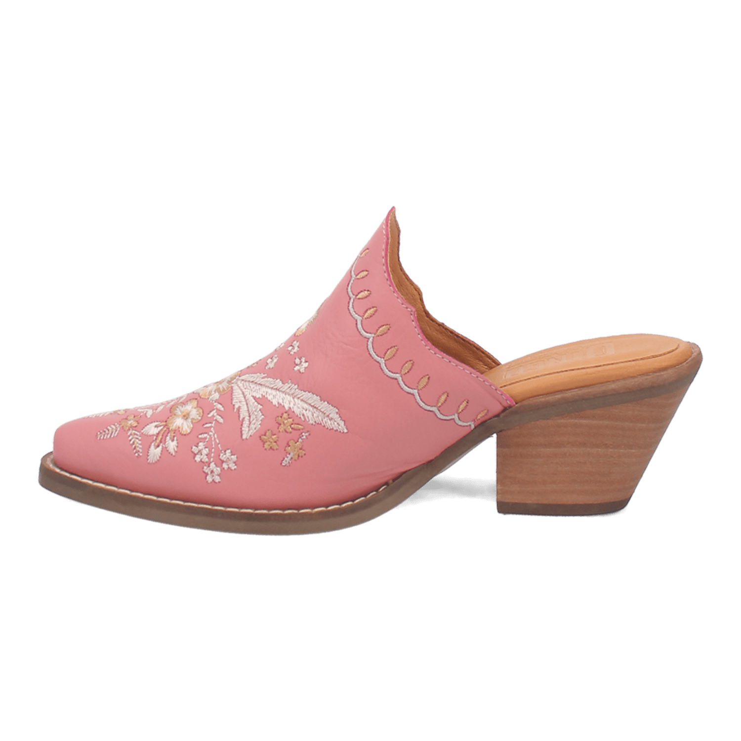 Angle 3, WILDFLOWER LEATHER MULE