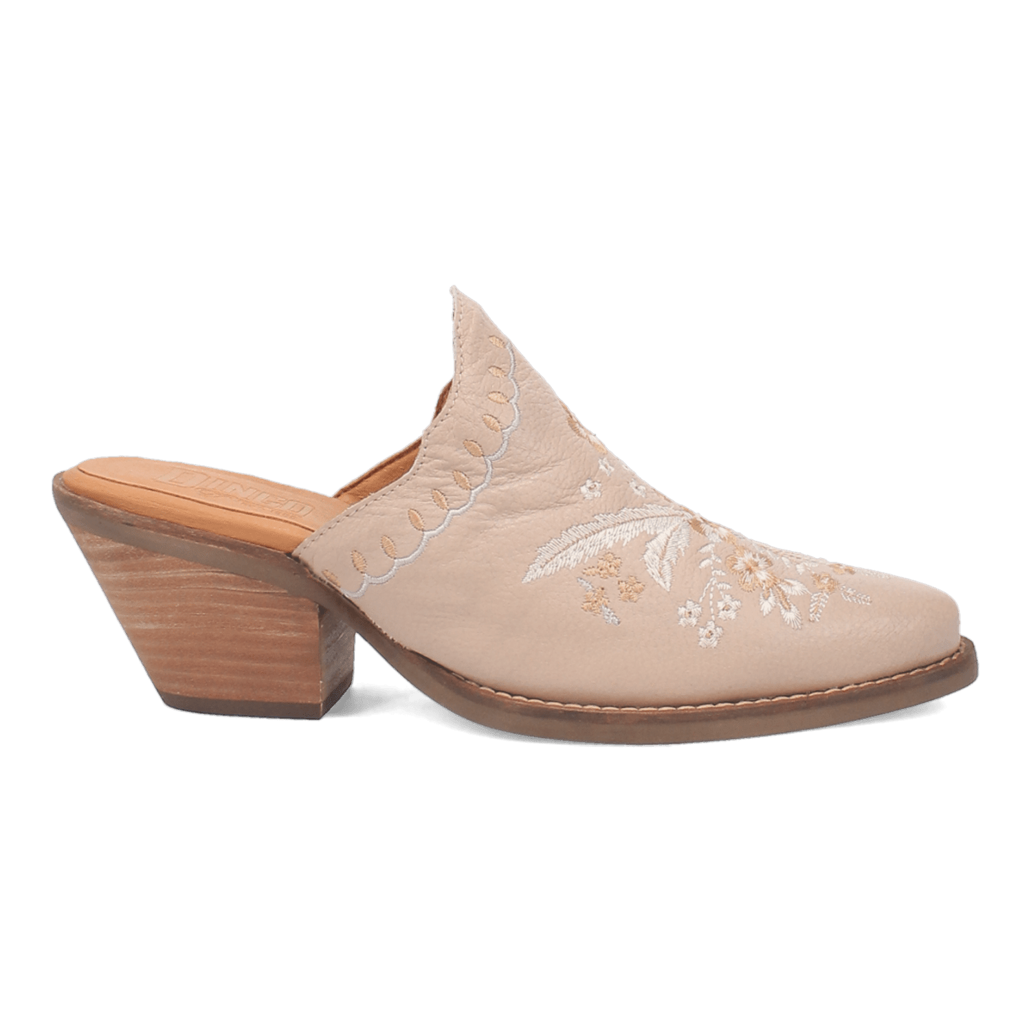 Angle 2, WILDFLOWER LEATHER MULE