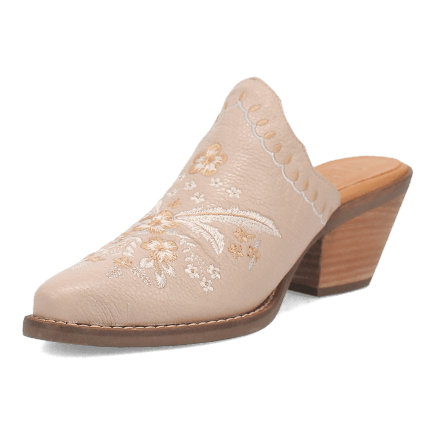 Angle 8, WILDFLOWER LEATHER MULE