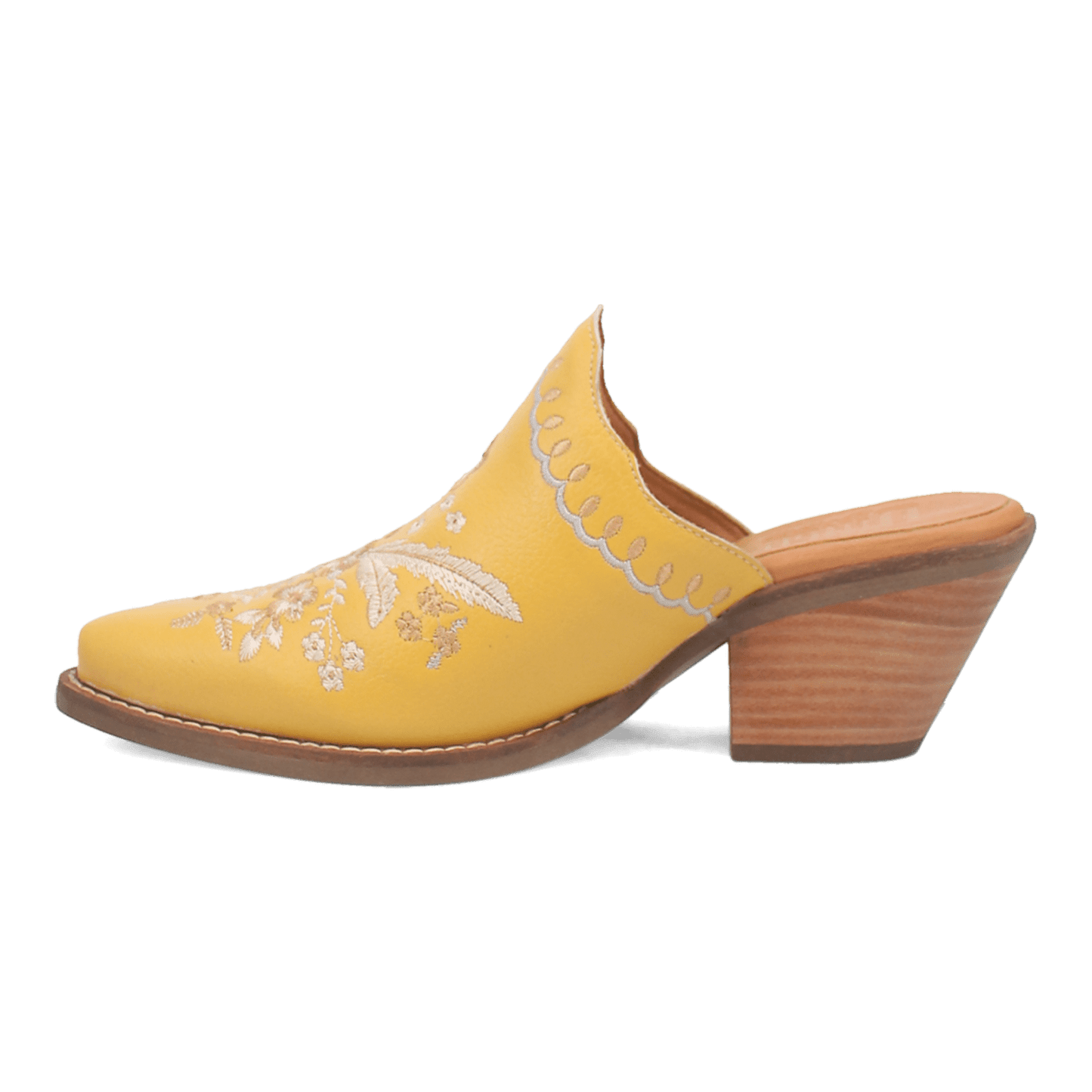 Angle 3, WILDFLOWER LEATHER MULE