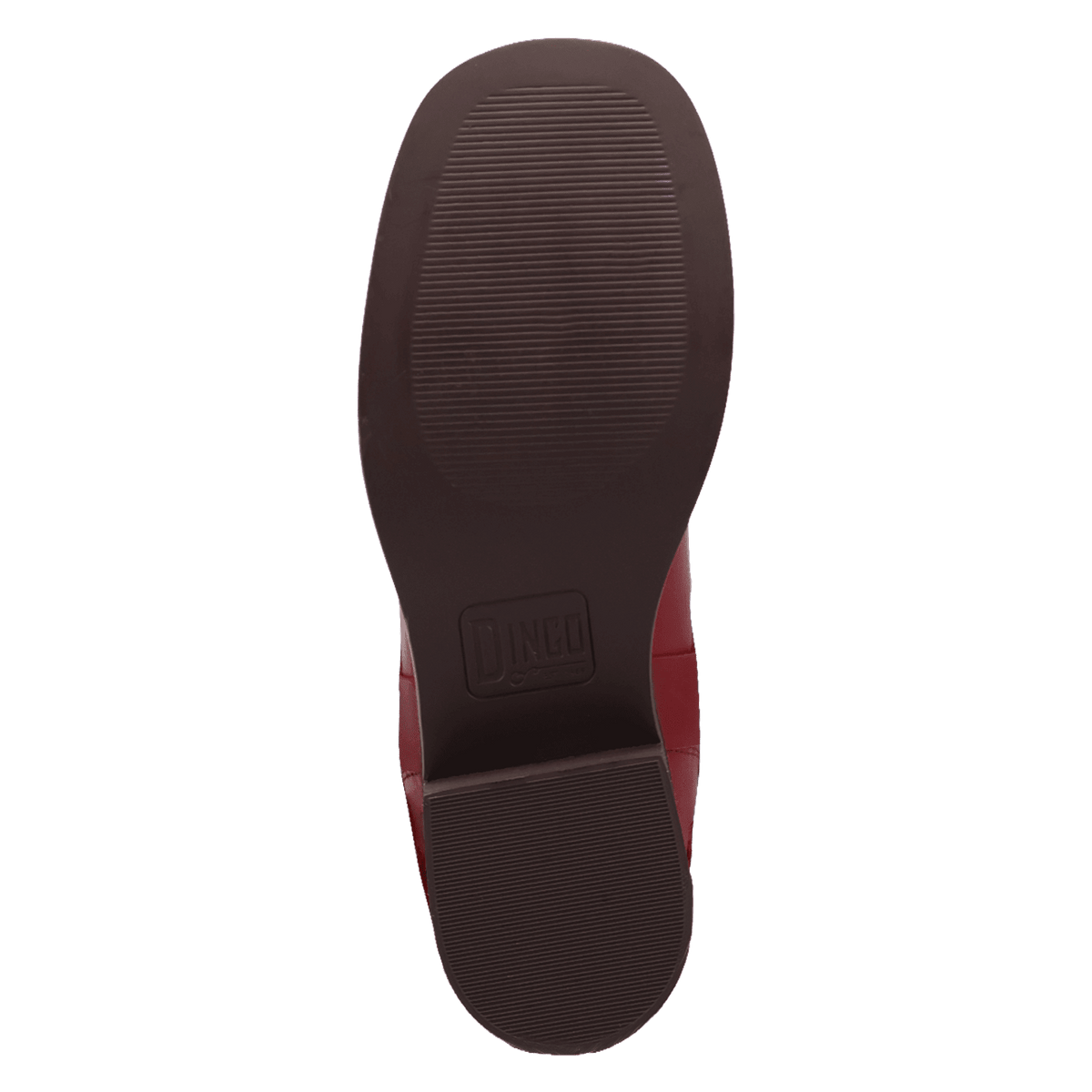PRODUCT SHOT HARLEE LEATHER BOOT AT OUTSOLE ANGLE
