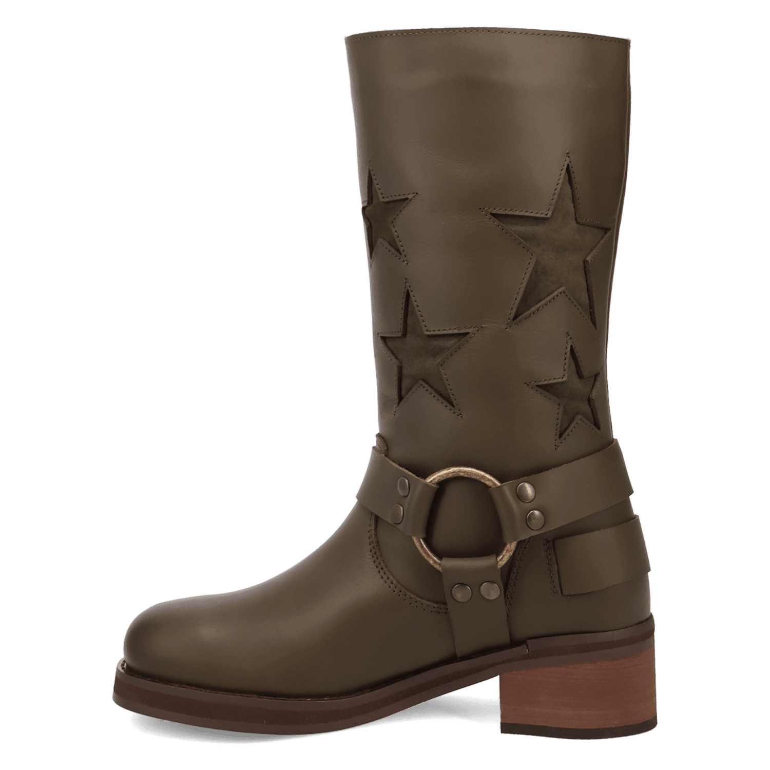 PRODUCT SHOT BLACKLIST LEATHER BOOT AT 135 DEGREE OUTSIDE ANGLE