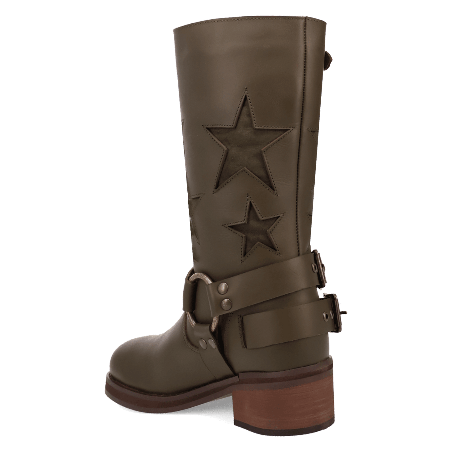 PRODUCT SHOT BLACKLIST LEATHER BOOT AT 270 DEGREE ANGLE
