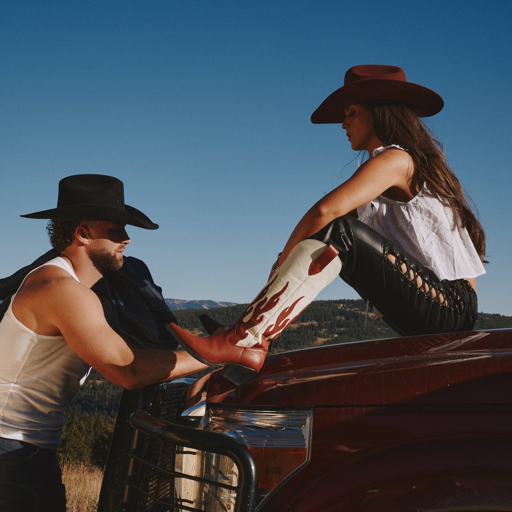 BURNIN' LOVE LEATHER BOOT - Dingo1969