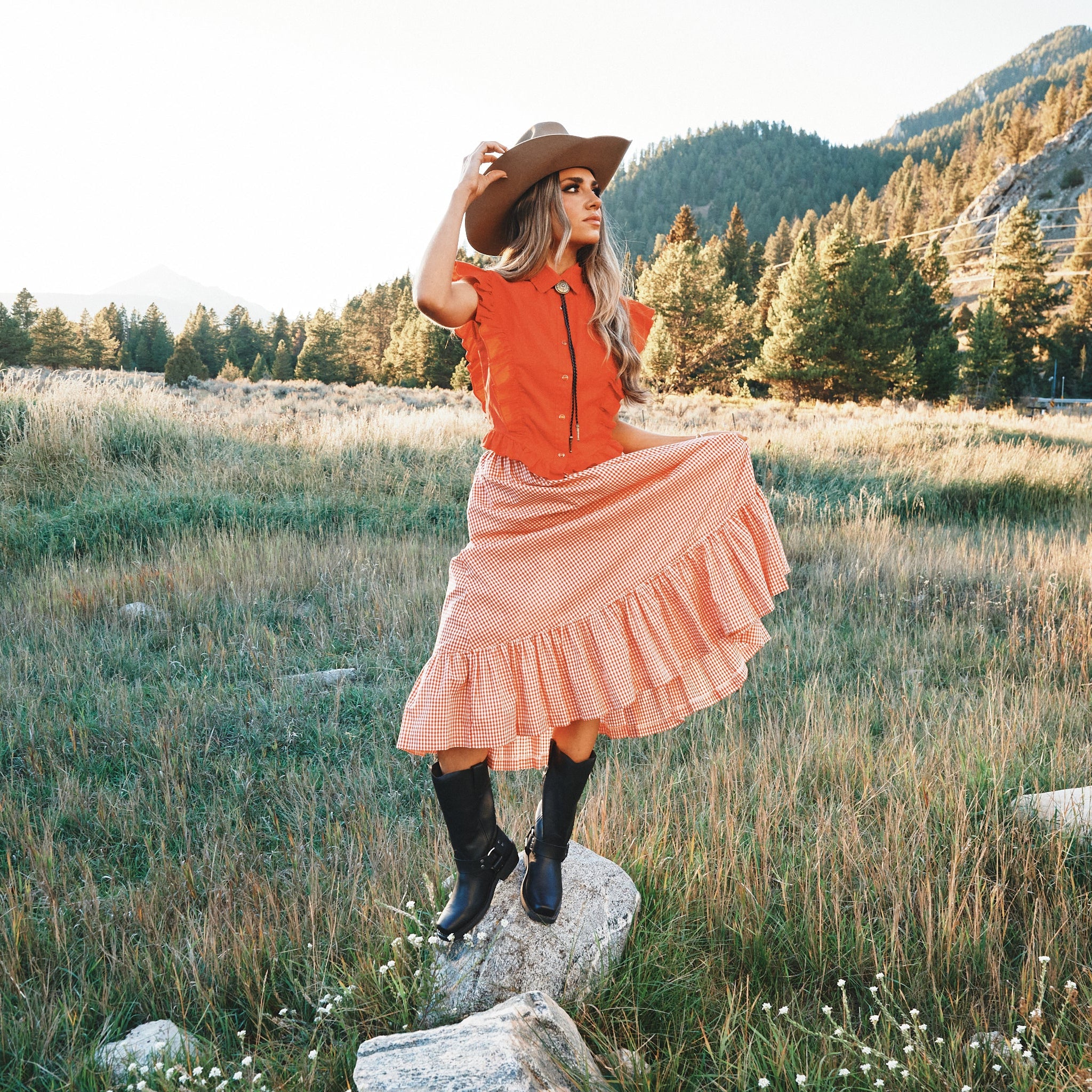 MOLLY LEATHER HARNESS BOOT – Dingo1969
