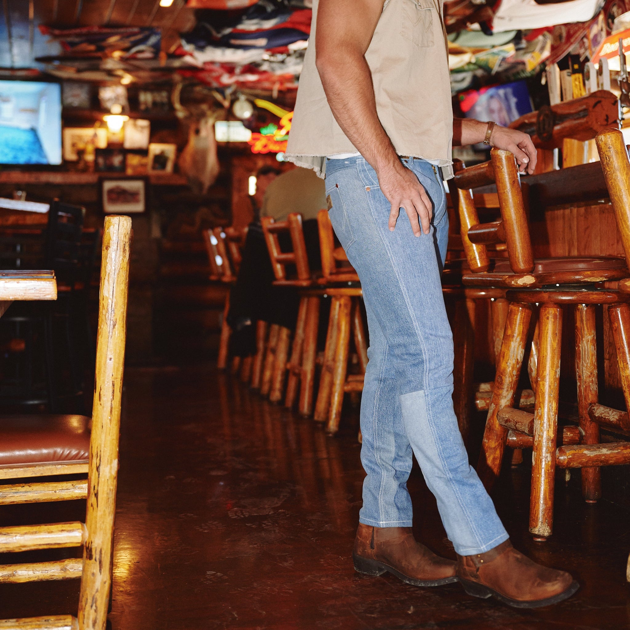 REV UP LEATHER HARNESS BOOT – Dingo1969