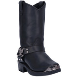 Angle 1, CHOPPER LEATHER HARNESS BOOT