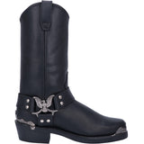Angle 2, CHOPPER LEATHER HARNESS BOOT