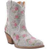 RHINESTONE COWGIRL LEATHER BOOTIE