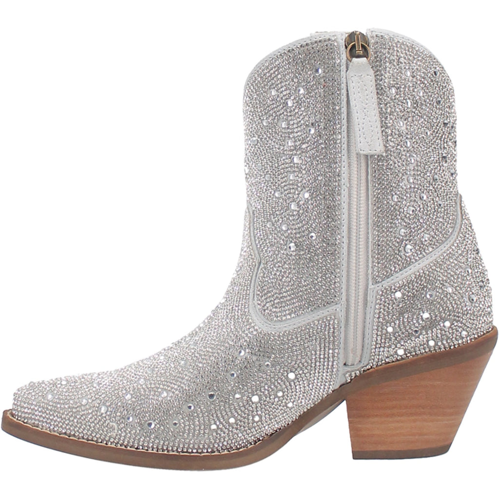 Angle 3, RHINESTONE COWGIRL LEATHER BOOTIE