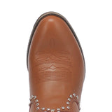 Angle 6, DESTRY LEATHER STUDDED BOOTIE